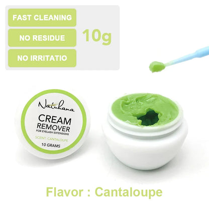 NATUHANA Eyelash Glue Remover - Quick Adhesive Unloading Cream for Eyelashes & Makeup Tools