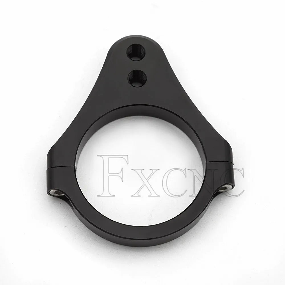 CNC Motorcycle Steering Damper Stabilizer Clamp Bracket – 36–43mm Fork Mount Shock Absorber Mounting Kit