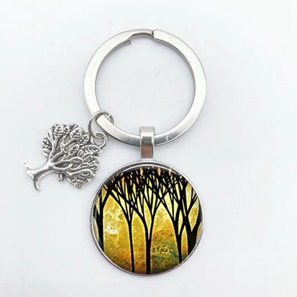Tree of Life Keychain – Vintage Handmade Fashion Key Ring Jewelry Gift for Men & Women Party & Everyday Use Accessories