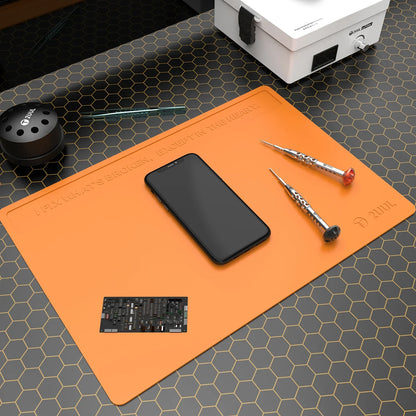 2UUL Heat-Resistant Silicone Work Mat – Insulation Repair Pad for BGA Soldering, Welding, and Rework Station 400x280mm