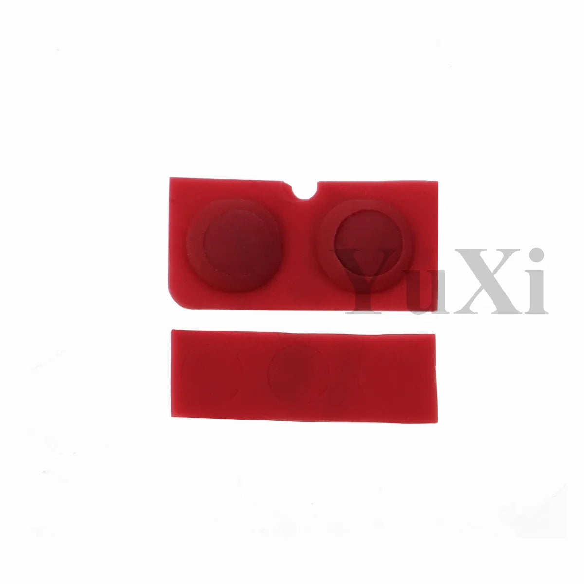 YuXi GBA SP Replacement Kit - Screw Covers & Luminous Dust Plug Rubber Set for Gameboy Advance SP