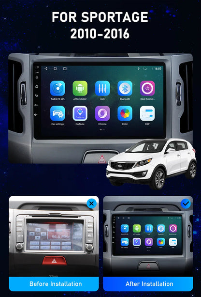 Srnubi 2DIN Car Radio Android 12 – Universal 7"/9" CarPlay Multimedia Player for Nissan, Honda, Toyota, Lada, Volkswagen, Hyundai