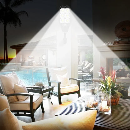 Newest Solar Lights Outdoor – Powerful Motion Sensor Solar Lamps, Waterproof Garden and Street Yard Light