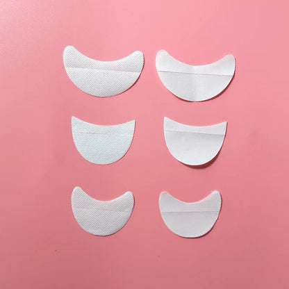 OWOSC White Eyelash Extension Paper Patches – Under Eye Pads for Grafting, 5/10/50 Pcs Makeup Tool