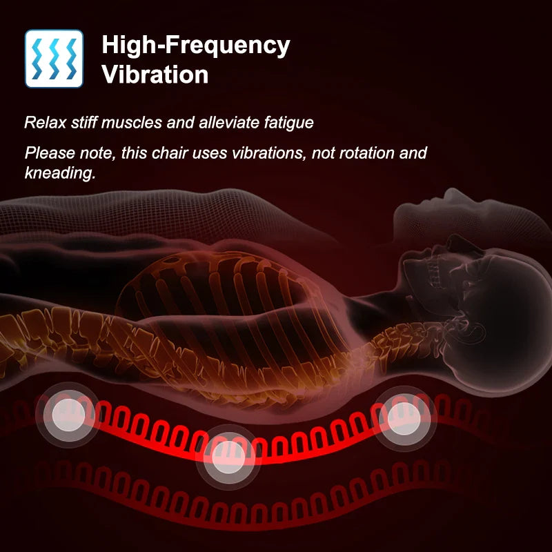 KLASVSA Electric Back Massager Cushion – Heated Vibrating Massage Chair for Lumbar & Neck Pain Relief at Home, Office, Car