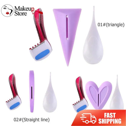 Bikini Shaving Stencil for Women — Intimate Pubic Hair Razor Shaping Tool