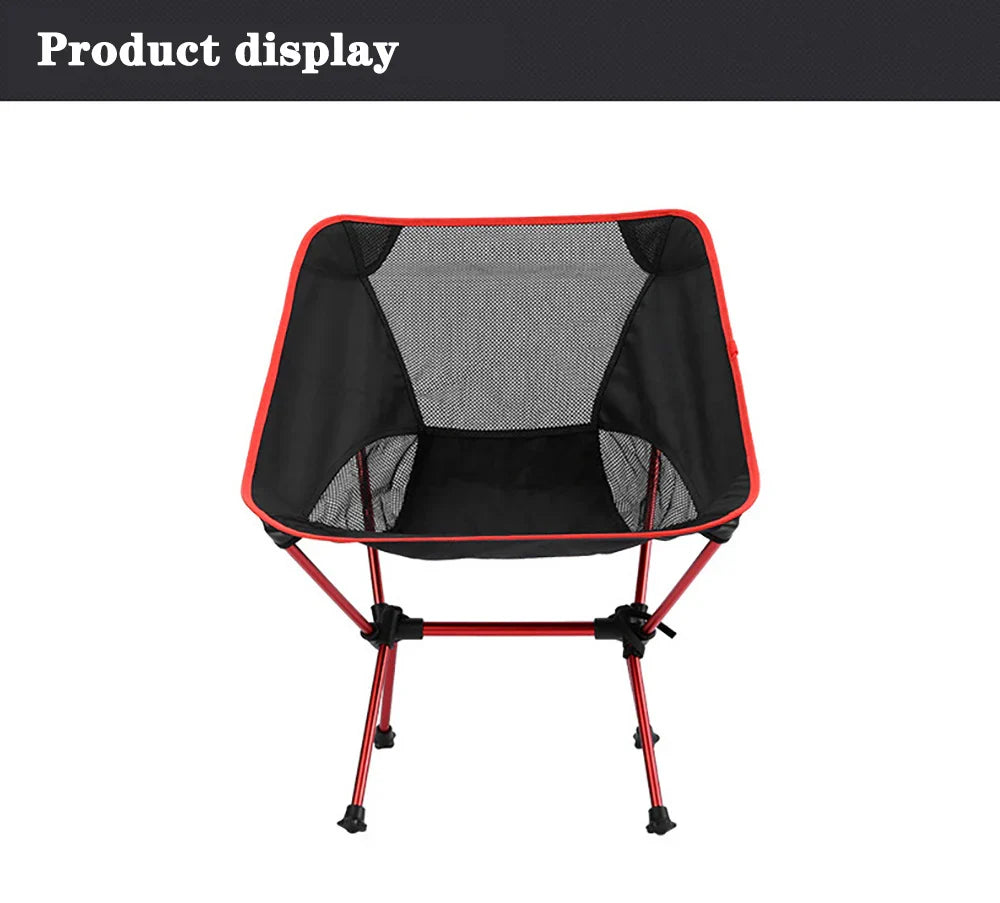 Detachable Portable Folding Moon Chair – Ultralight Outdoor Camping, Beach, Fishing, Hiking Picnic Seat
