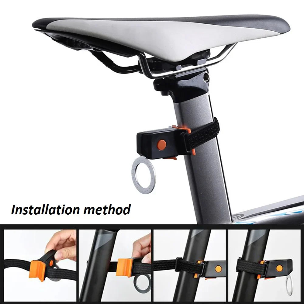 USB Charging Bicycle Taillight with Multi Lighting Modes, LED Flash Rear Lights for MTB Seatpost Bike Accessories