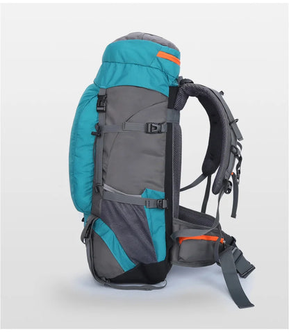 65L Large Camping Backpack — Waterproof Outdoor Hiking, Climbing & Trekking Mountaineering Sport Bag