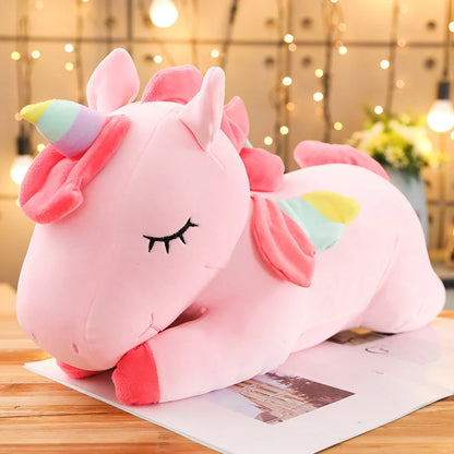25cm Kawaii Giant Unicorn Plush Toy – Soft Stuffed Animal Horse Doll, Perfect Pillow & Birthday Gift for Girls
