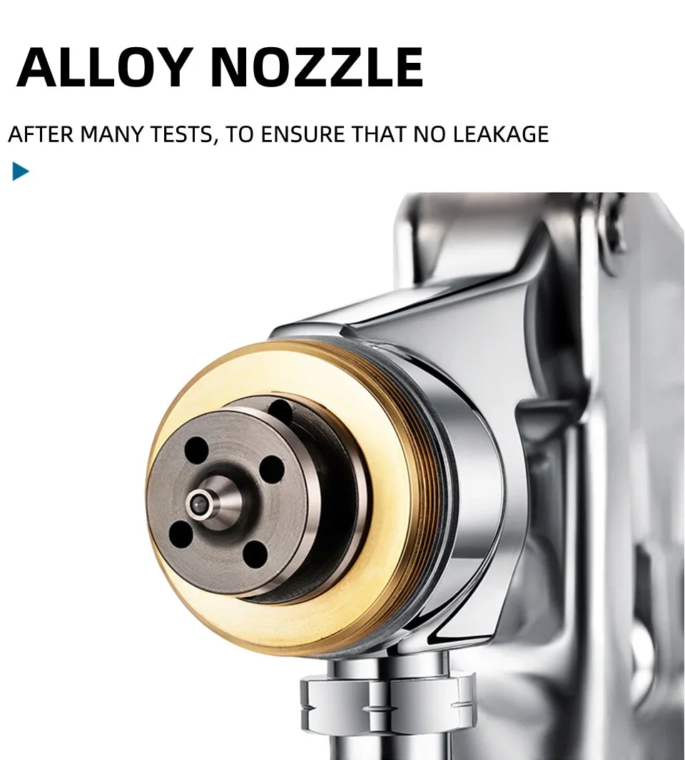 1000ML Pneumatic Paint Spray Gun — 2.0/2.5/3.0mm Nozzles | Car & Furniture DIY Paint Sprayer