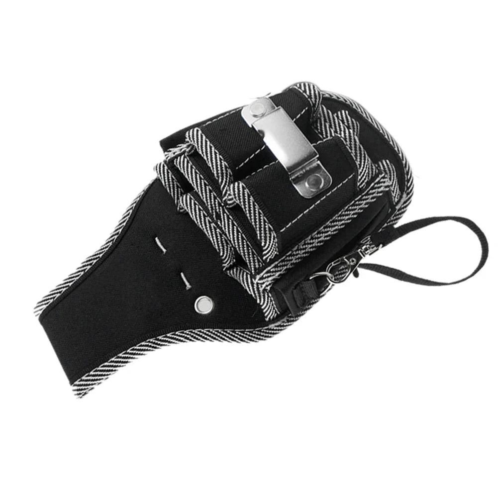 9-in-1 High-Quality Tool Waist Pack Belt – Utility Kit Holder with 600D Nylon Fabric – Electrician Waist Pocket Pouch Bag