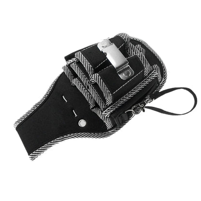 9-in-1 High-Quality Tool Waist Pack Belt – Utility Kit Holder with 600D Nylon Fabric – Electrician Waist Pocket Pouch Bag