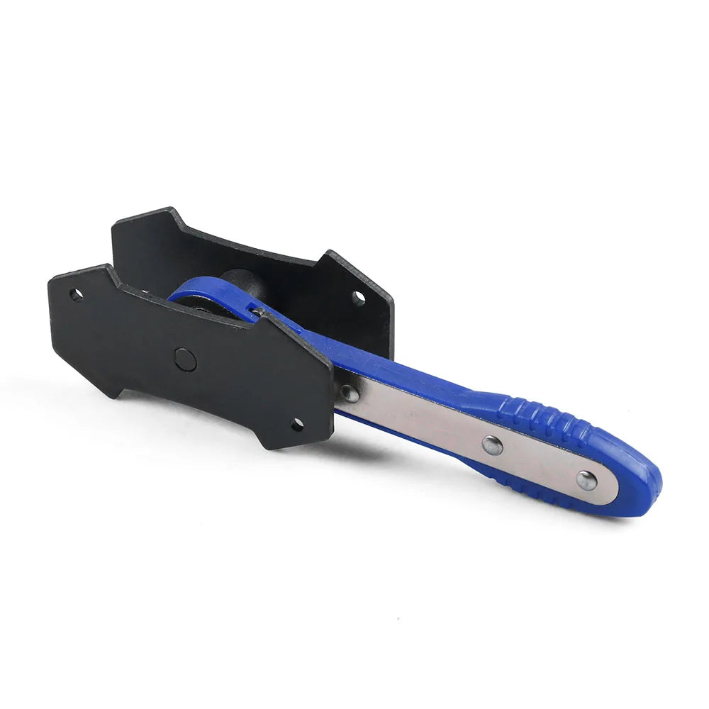 Car Brake Caliper Piston Spreader Tool – Portable Ratchet Pad Install Press Tool (Red & Blue)