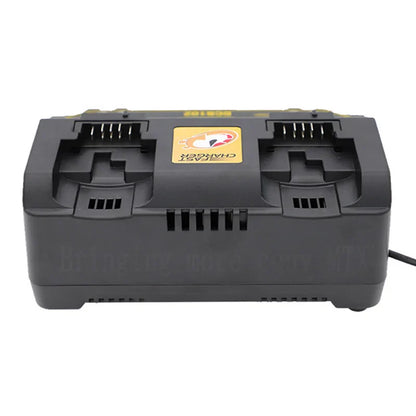 Fast Charging DCB102 Li-ion Battery Charger - For DeWalt 12V, 14.4V, 18V, 20V with USB Port & Dual Charging Position