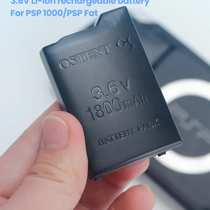 OSTENT 1800mAh & 2200mAh 3.6V Lithium-Ion Replacement Battery for Sony PSP 1000 / PSP-110