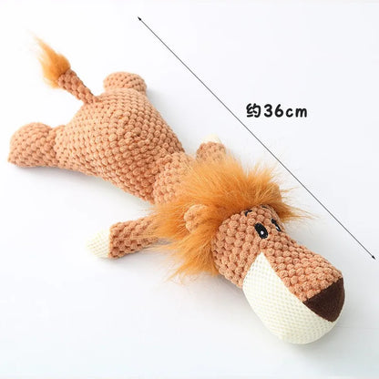 Plush Cartoon Puppy Dog Toy – Chew & Squeak Toy for Small Dogs, Teeth Grinding Pet Accessory