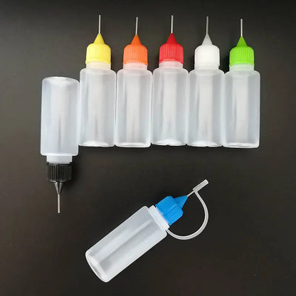 Squeeze Bottles with Needle Tip for Precise Glue Application 