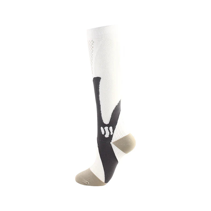 Men's Compression Sports Socks - Running, Cycling, Nursing, Varicose Veins Support, Outdoor Hiking Socks