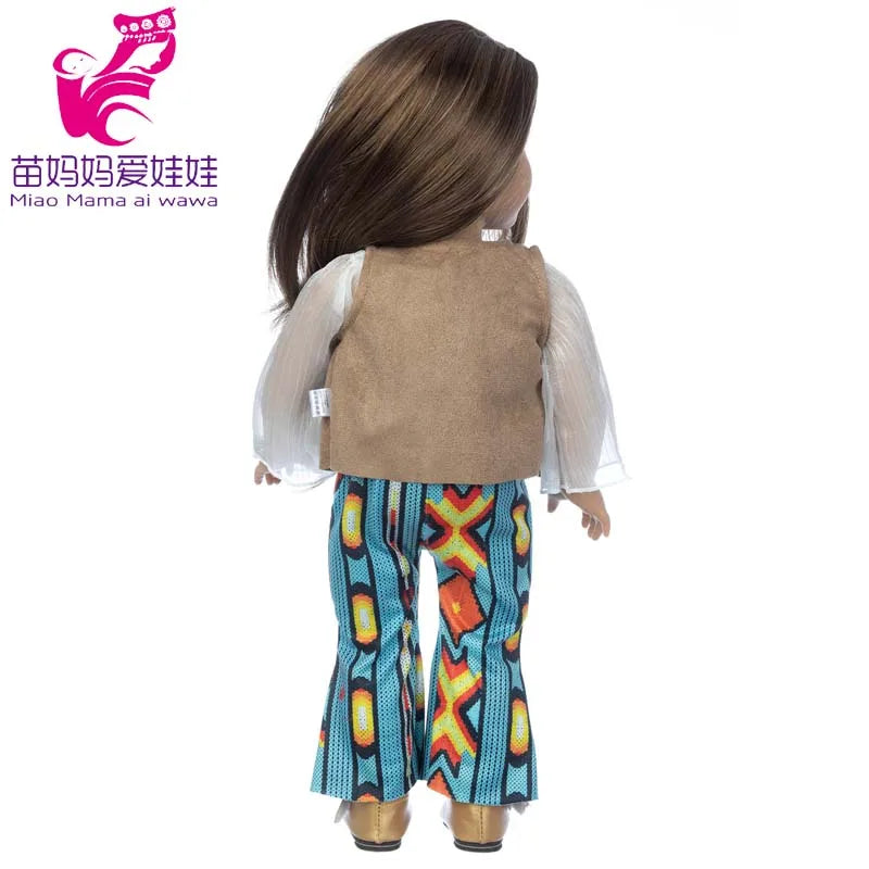 18-Inch Girl Doll Winter Coat — 43cm Baby Doll Jacket Outfit for Dressing
