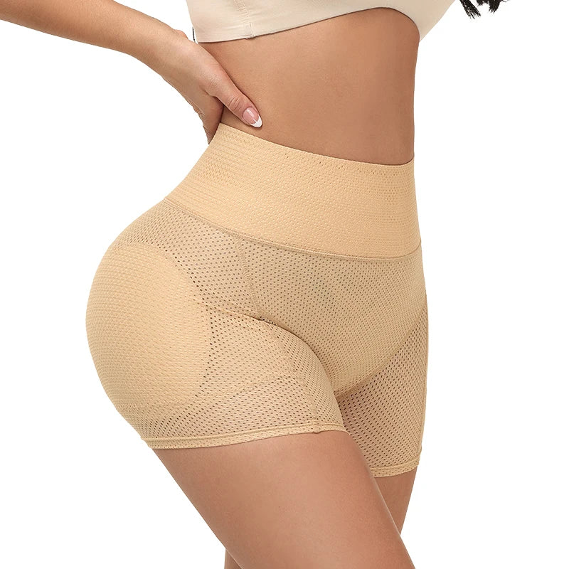 Butt Lifting Hip Enhancer Cushion – Padded Mesh Control Panties for Natural Curves
