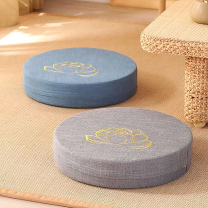 40x6cm Yoga Meditation Cushion – Firm PEP Backrest Pillow, Japanese Tatami Mat, Removable & Washable