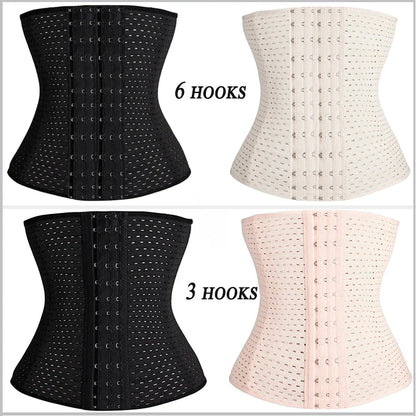 Plus Size XS-5XL Steel Boned Waist Trainer Corset for Women – Postpartum Shapewear Bustier Cinta Modeladora