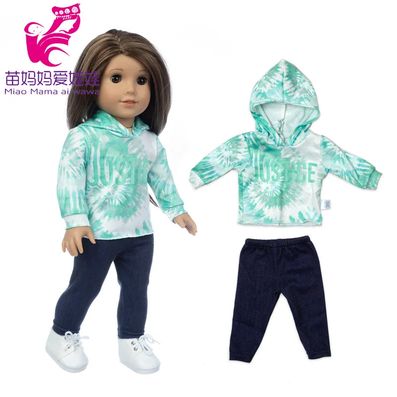 18-Inch Girl Doll Winter Coat — 43cm Baby Doll Jacket Outfit for Dressing