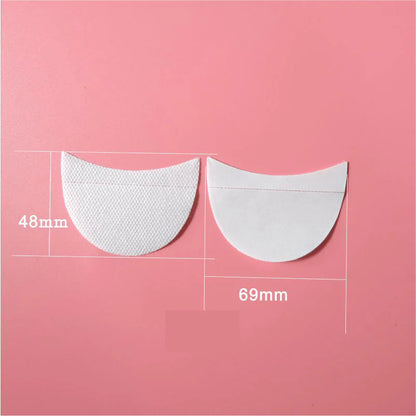 OWOSC White Eyelash Extension Paper Patches – Under Eye Pads for Grafting, 5/10/50 Pcs Makeup Tool