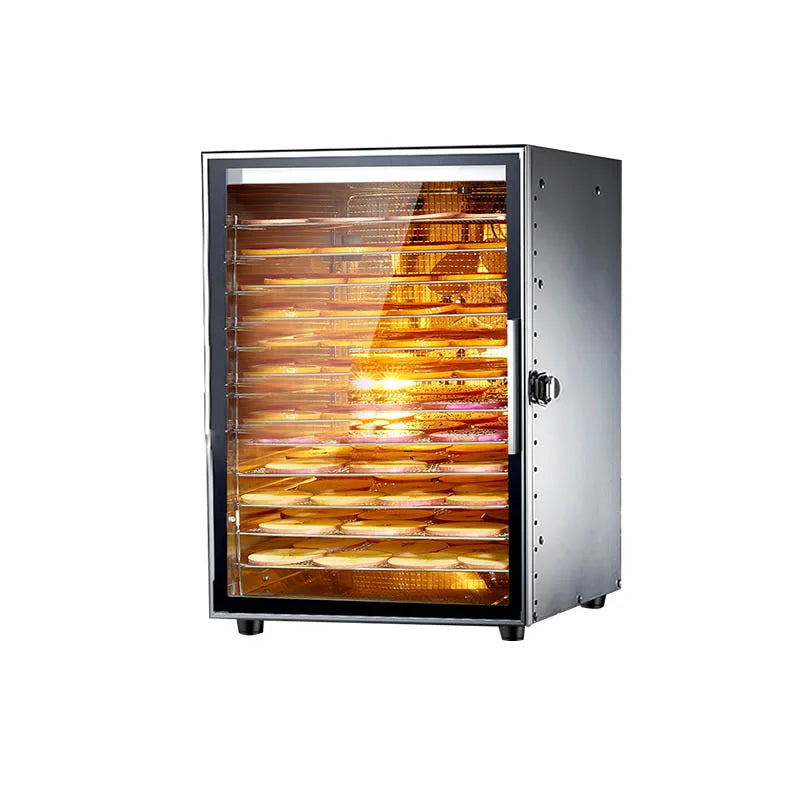220V/110V Commercial Food Dehydrator – Stainless Steel Fruit & Vegetable Dryer for Snacks