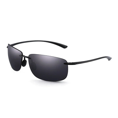 JIM Ultralight Sport Sunglasses – TR90 Rimless Frame for Men & Women, Ideal for Running, Fishing, Cycling, and Driving