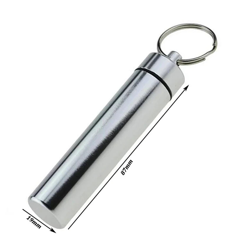 Durable Stainless Steel Toothpick Holder - Portable Rustproof Stand for Outdoor, Household, and Travel - Seal Storage Container Box Holder Case