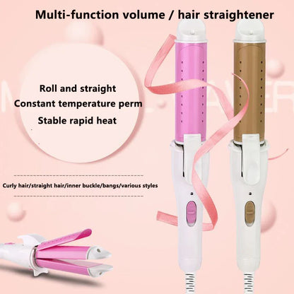 Professional Electric Hair Curler – 9-38mm Temperature Adjustable Curling Iron Wand with LCD Display