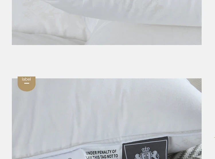 100% Goose Down Pillow – Luxury Five-Star Hotel Quality, Soft & Supportive Sleep Pillow, Single Size
