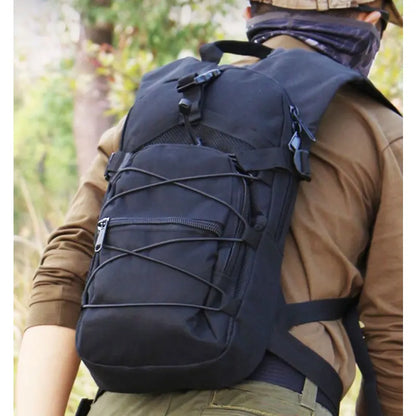15L Molle Tactical Backpack – Outdoor Sports Bicycle Bag for Cycling, Hiking, Climbing, Camping & Fishing with Hydration Support