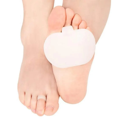 2Pcs Silicone Gel Metatarsal Pads for Shoes — Soft Foot Care Gel Pads for Sensitive Feet, Sore Ball Relief, Forefoot Pain Prevention