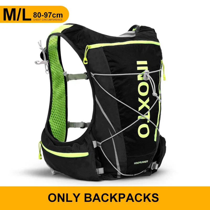 8L Running & Cycling Hydration Vest Backpack — Hiking & Marathon Water Pack with 1.5L Bladder and 500ml Bottle