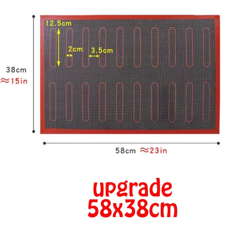 Perforated Silicone Baking Mat – Non-Stick Oven Liner for Cookies, Bread, Macarons & More