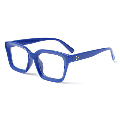 Fashion Oversized Square Reading Glasses for Men & Women – Large Frame Presbyopia Eyewear, Diopter +1.0 to +3.0
