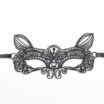 Sexy Lace Eye Mask for Women — Venetian Masquerade, Halloween & Carnival Half-Face Cosplay Party Mask