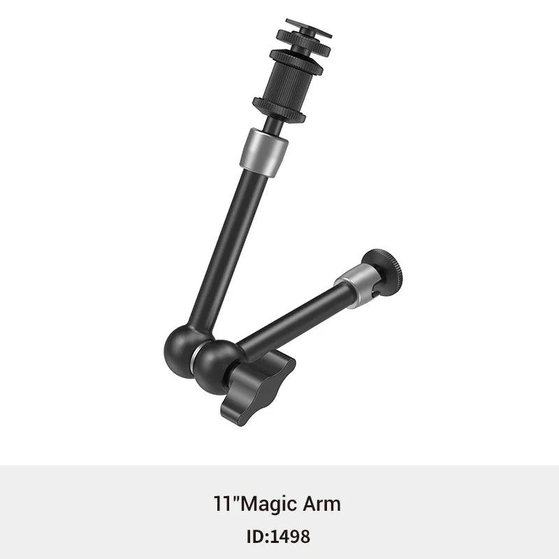 SmallRig 5.5” Articulating Magic Arm – Aluminum 1/4” to 1/4” Universal Mount for EVF, Microphone & Camera Rig Accessories (Model 2065)