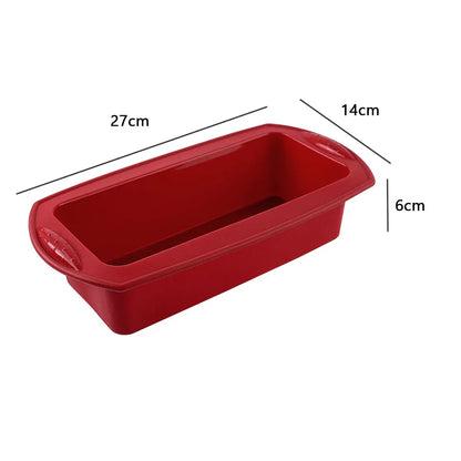 FAIS DU Rectangular Silicone Bread Pan — Non-Stick Toast & Cake Mold, Long Square Bakeware Tray