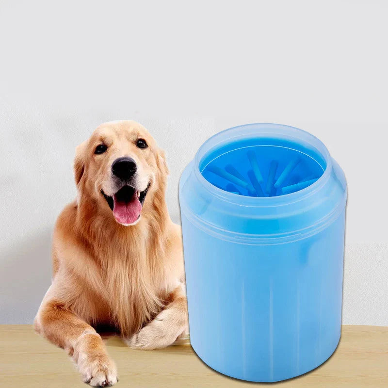 New Portable Dog Paw Cleaner Cup: Soft Silicone Pet Foot Washer - Outdoor Paw Clean Brush for Quick Foot Cleaning