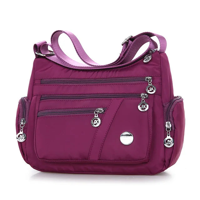 Yogodlns Oxford Waterproof Shoulder Bag – Women’s Casual Crossbody, Large Capacity Multifunction Messenger & Shopping Handbag