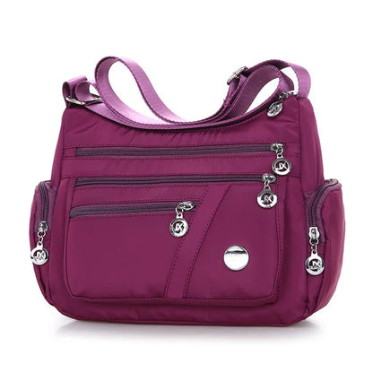 Yogodlns Oxford Waterproof Shoulder Bag – Women’s Casual Crossbody, Large Capacity Multifunction Messenger & Shopping Handbag
