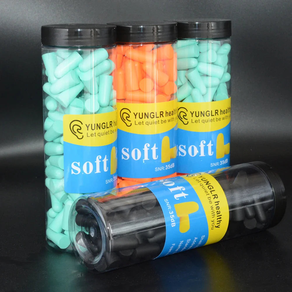 Foam Ear Plugs for Sleep – Noise Reduction, Music Cancelling, Anti-Noise Insulation Earplugs