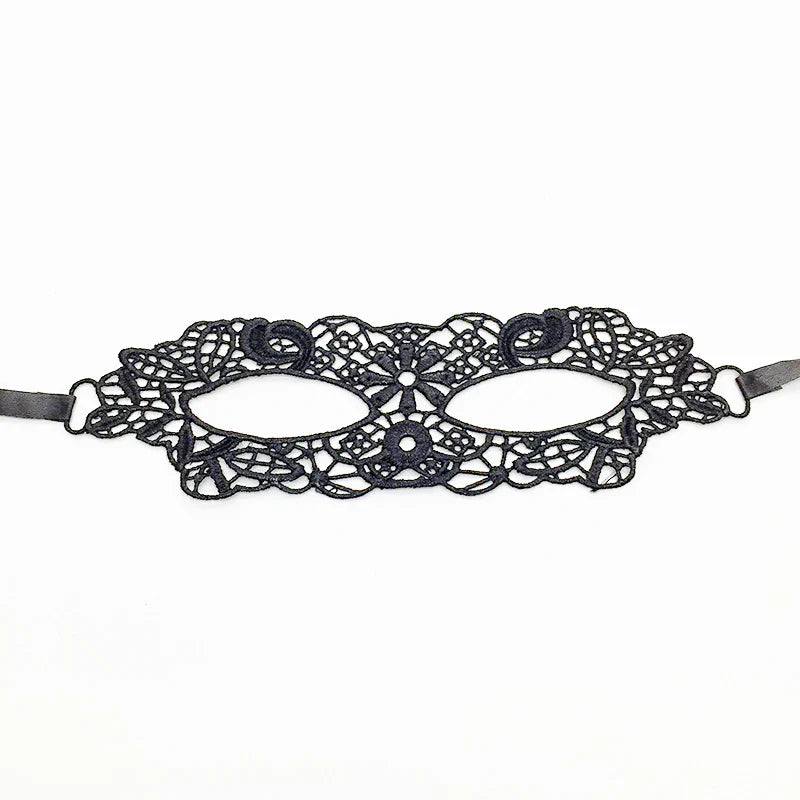 Sexy Lace Eye Mask for Women — Venetian Masquerade, Halloween & Carnival Half-Face Cosplay Party Mask