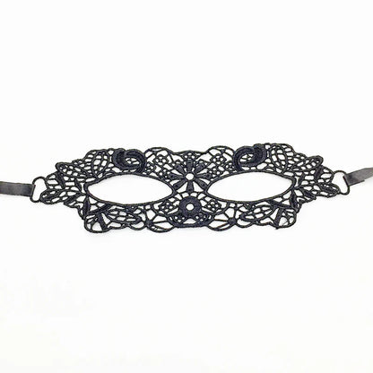 Sexy Lace Eye Mask for Women — Venetian Masquerade, Halloween & Carnival Half-Face Cosplay Party Mask