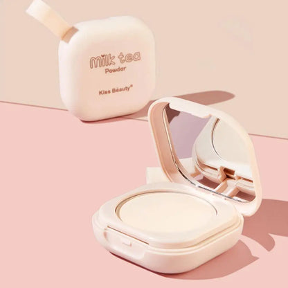 Korean Loose Powder – Full Brightening Concealer, Mineral Face Foundation, Long-Lasting Pressed Compact Makeup Powder