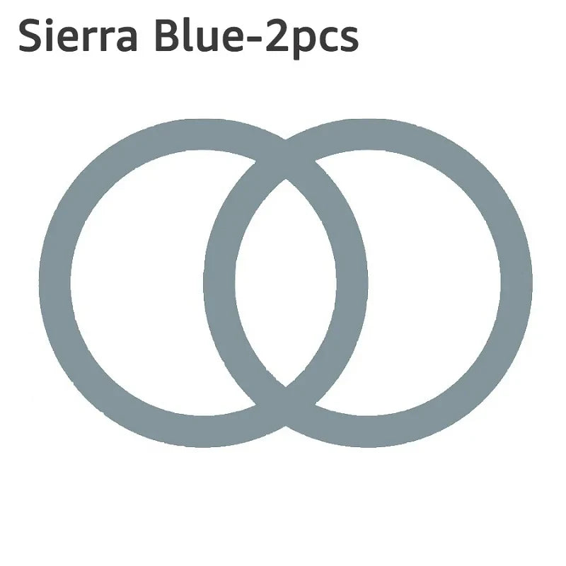 2-Pack MagSafe Magnetic Ring Plate — Universal Metal Sticker for Wireless Charging & Car Mount Holder